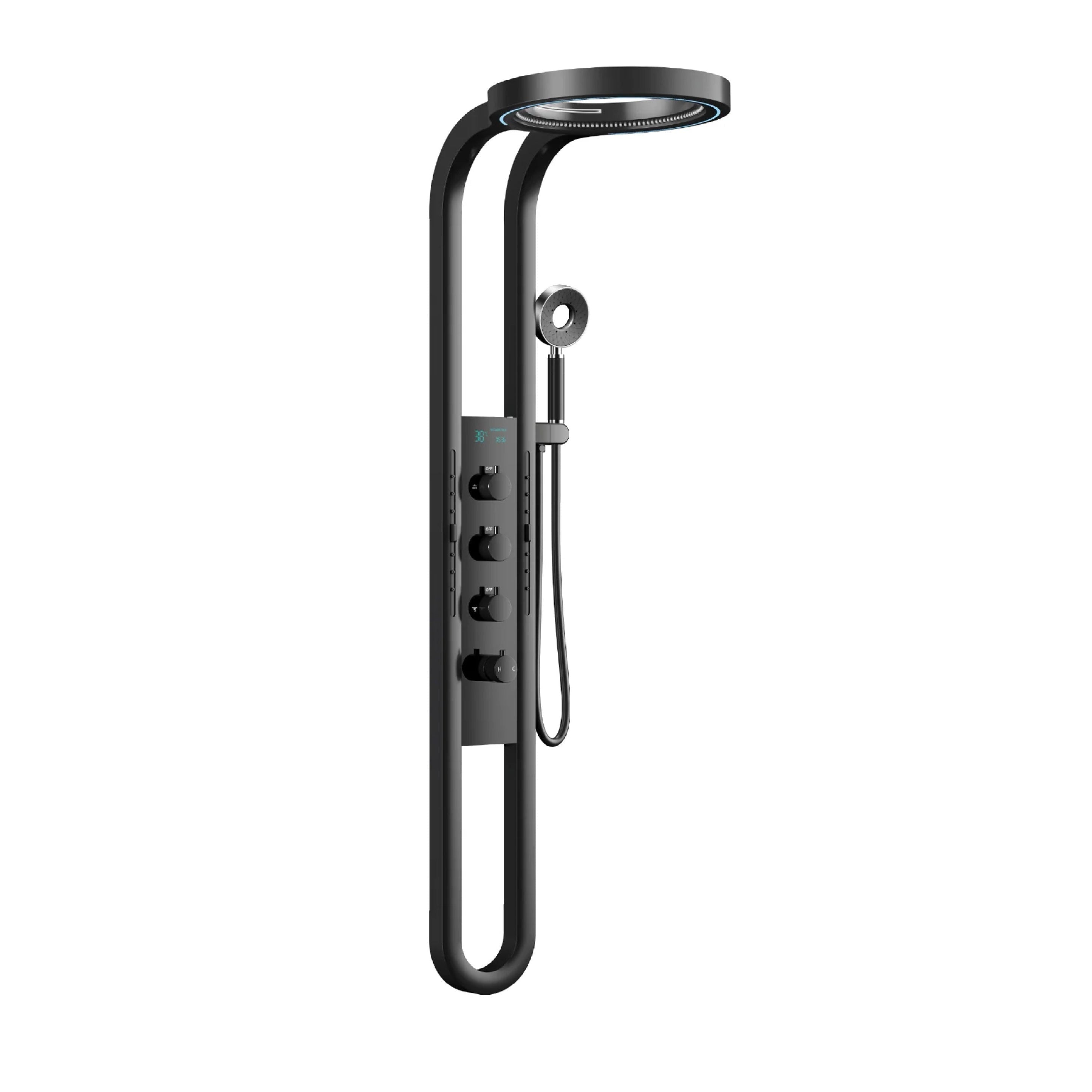 COLUMNA DE DUCHA INTELIGENTE QUIMERA BLACK - FRATELLI SIGNATURE